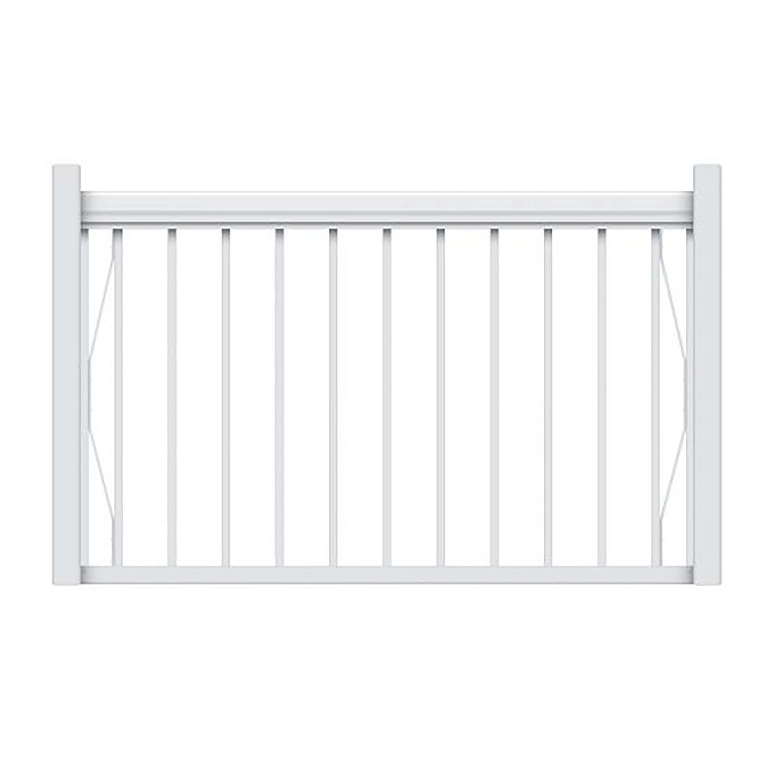 Ensemble de barrière blanche pour rampe d'aluminium Legacy, 36'' x 42''