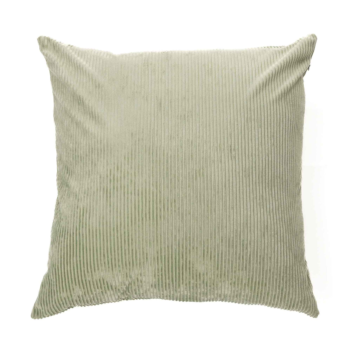 Coussin Corduroy en velours côtelé de 25&quot; x 25&quot;, sauge