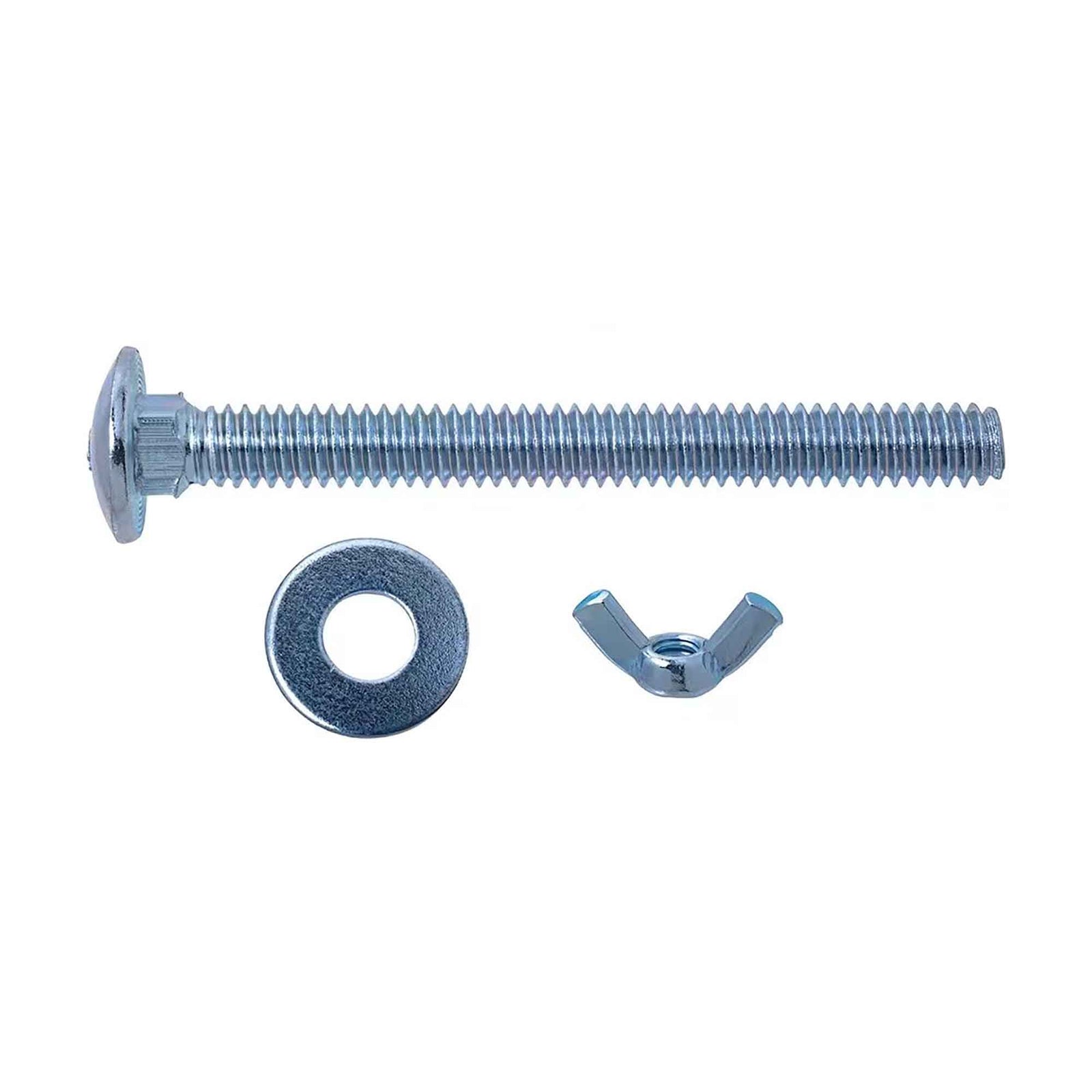 Boulons avec écrous et rondelles pour abri d’auto, 1/4" x 2-1/2" (50 unités)