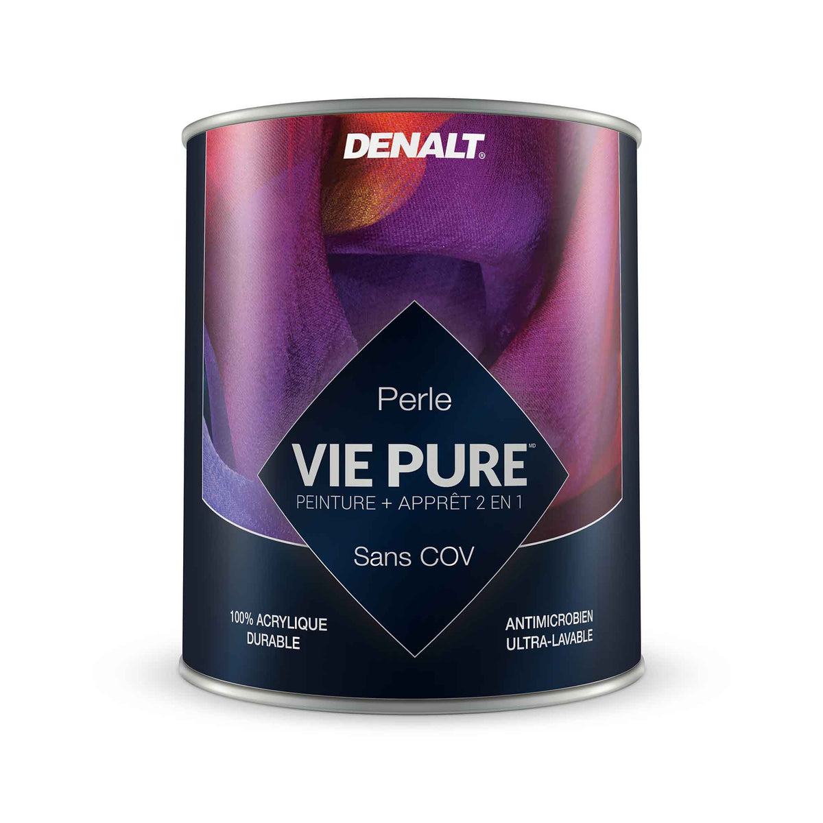 Peinture et apprêt 2 en 1 Vie Pure Perle blanc naturel, 927 ml