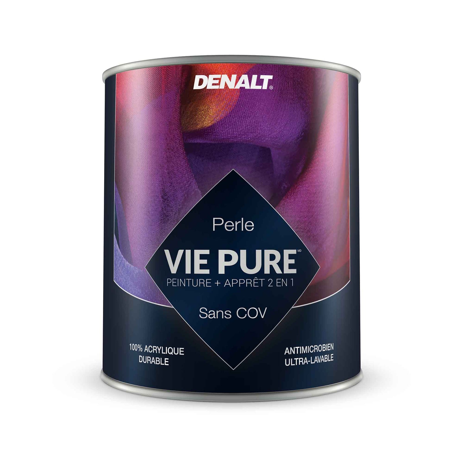 Peinture et apprêt 2 en 1 Vie Pure Perle blanc naturel, 927 ml