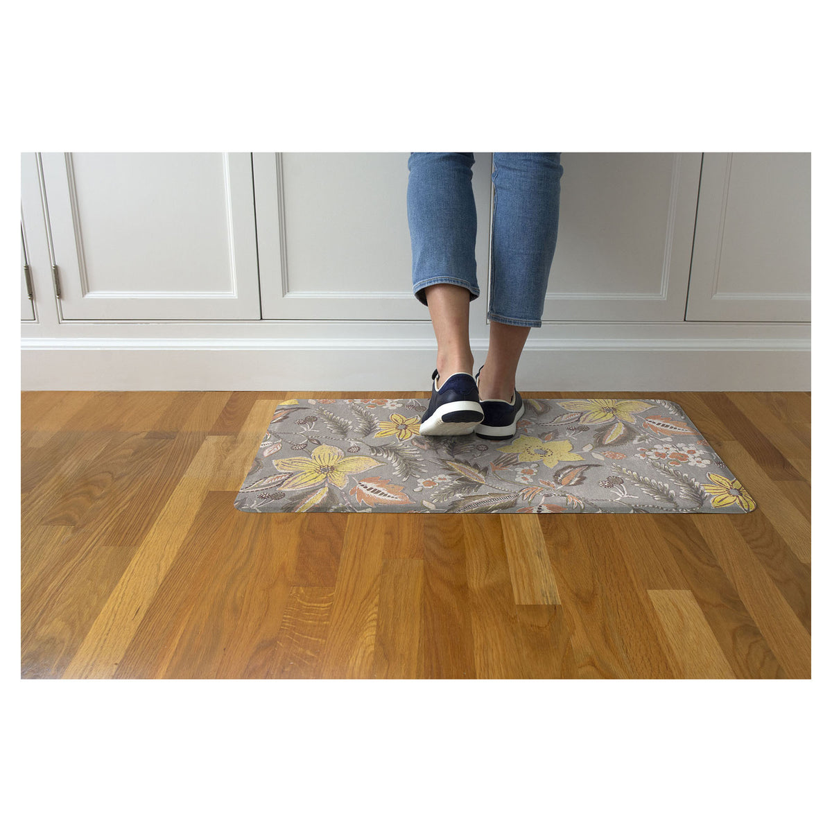 Tapis de confort anti-fatigue Alise florale, 20" x 32"