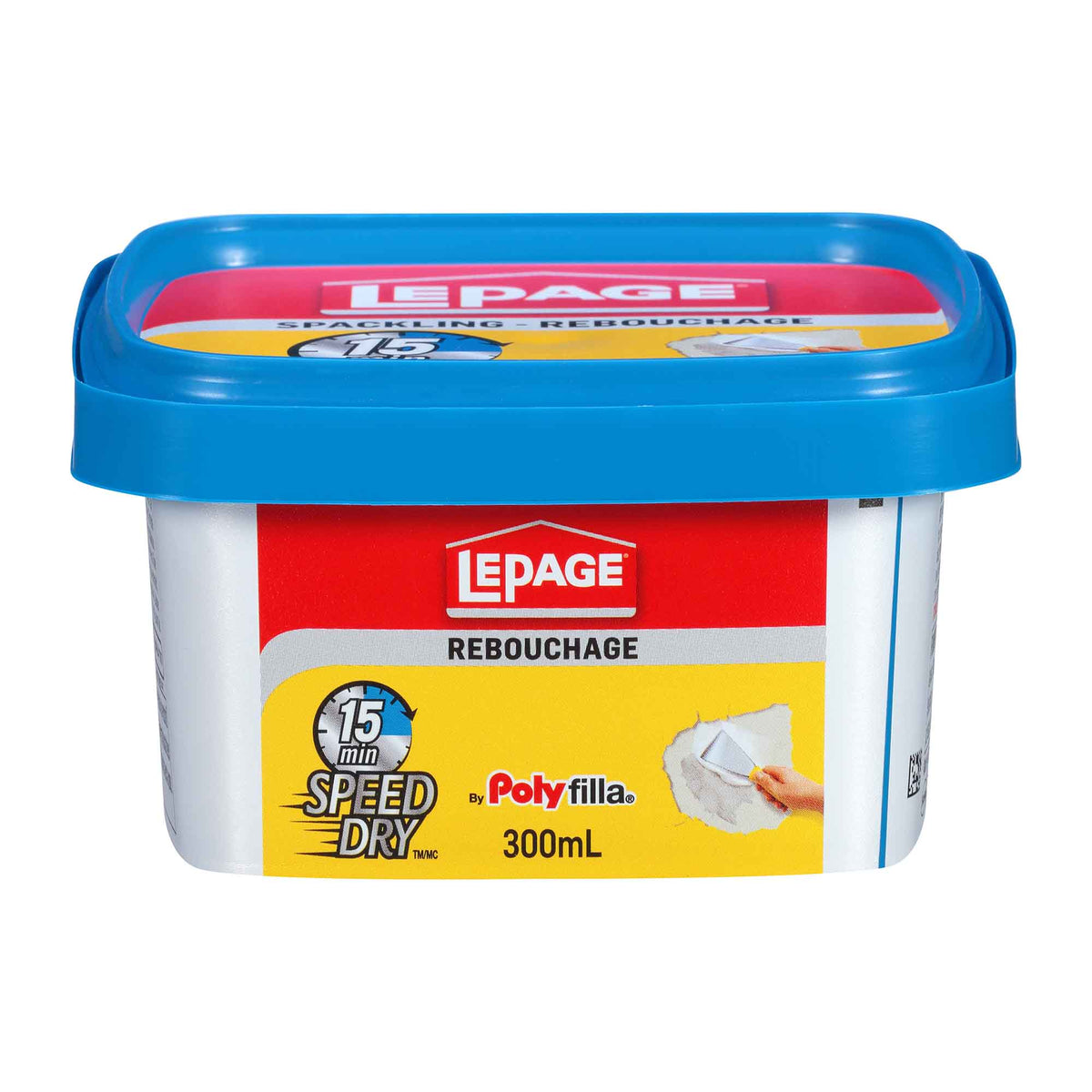 Plâtre de rebouchage Polyfilla blanc à séchage rapide, 300 ml