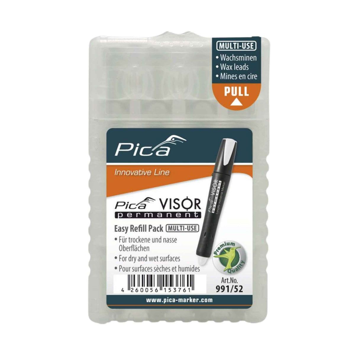 Mine de rechange Pica-Visor, blanc (4 unités)