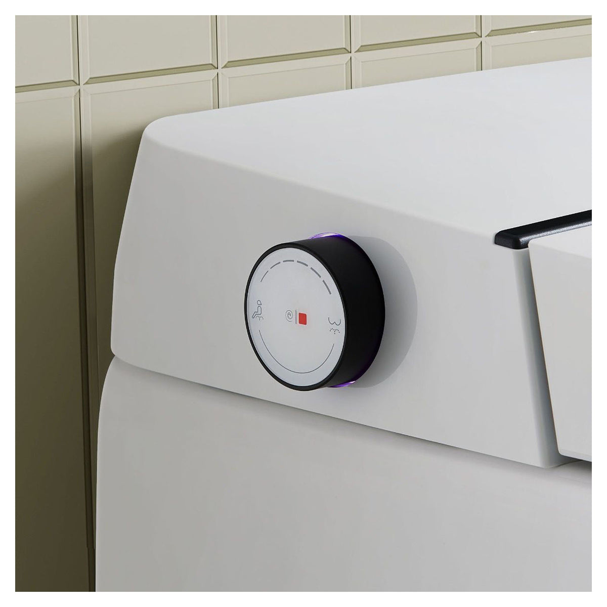 Toilette intelligente Ella à bidet avec réservoir intégré, 15,6" x 27,1" x 19,6"