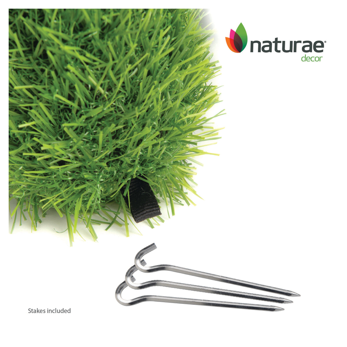 Topiaire en faux gazon vert en forme de chien avec patte levée, 13''