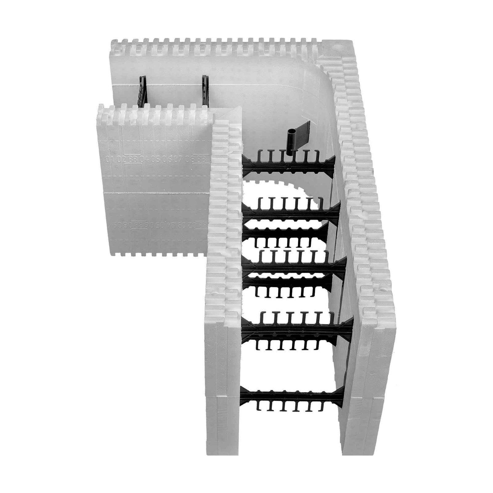 Bloc de coffrage en coin de 90° BuildBlock, 6''