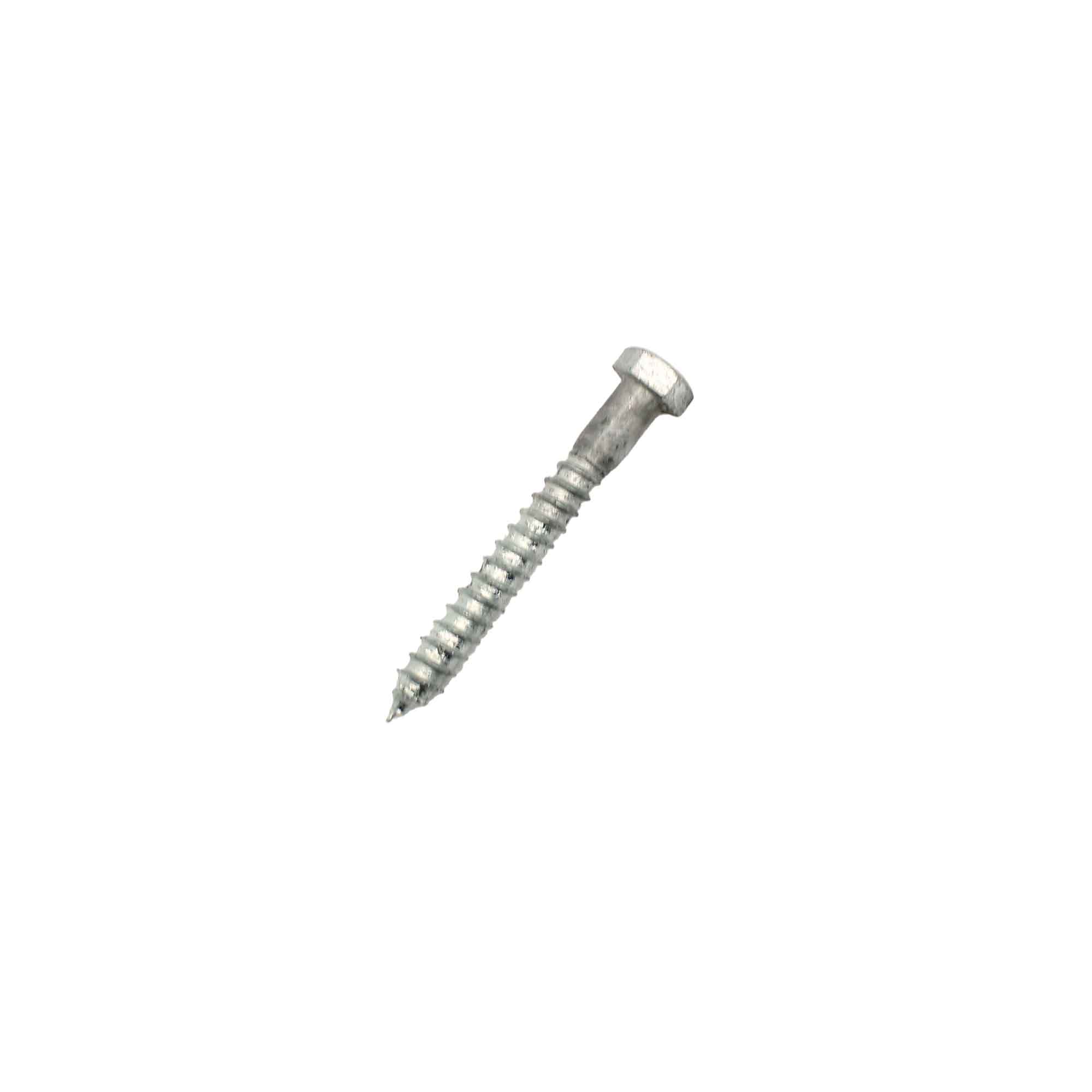 Tire-fond galvanisé, 1/2" x 6" (25 unités)