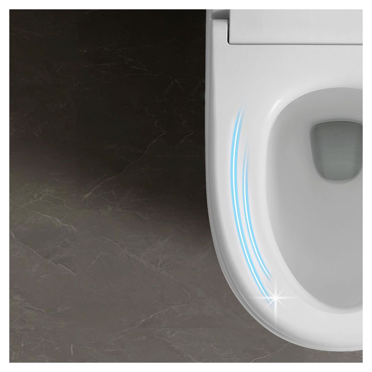 Toilette intelligente Ella à bidet avec réservoir intégré, 15,6" x 27,1" x 19,6"