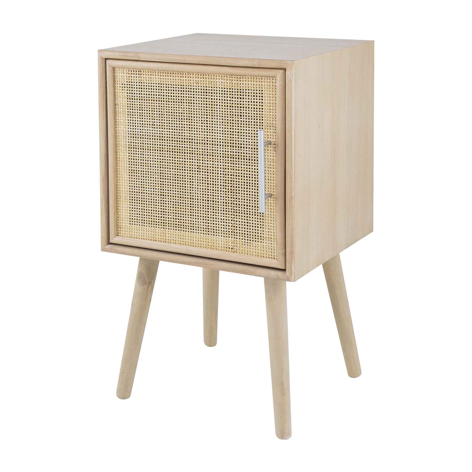 Meuble d’appoint en bois naturel, 15,7" x 15" x 28,3"