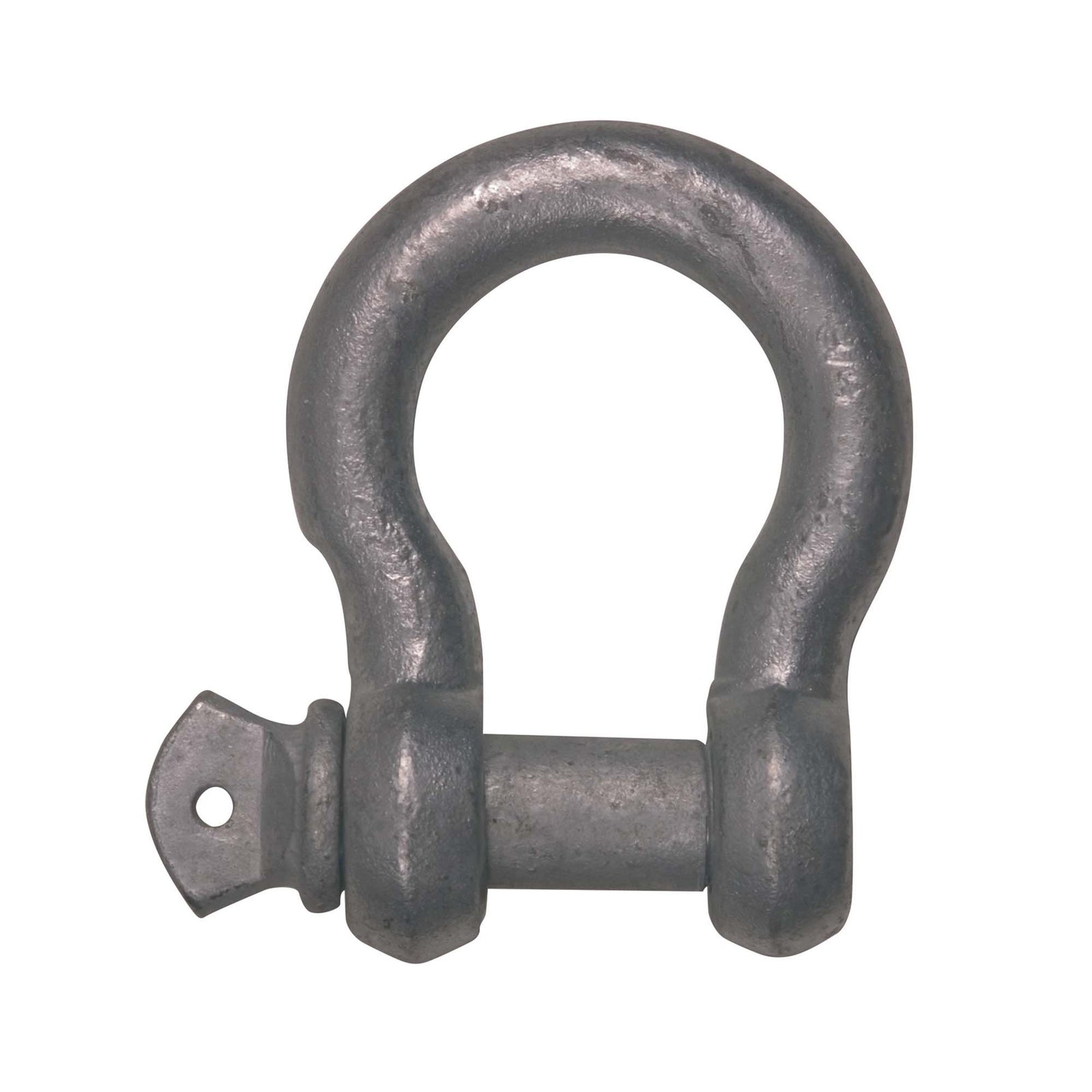 Manille d'ancrage à vis en acier galvanisé de 1/4" de diamètre