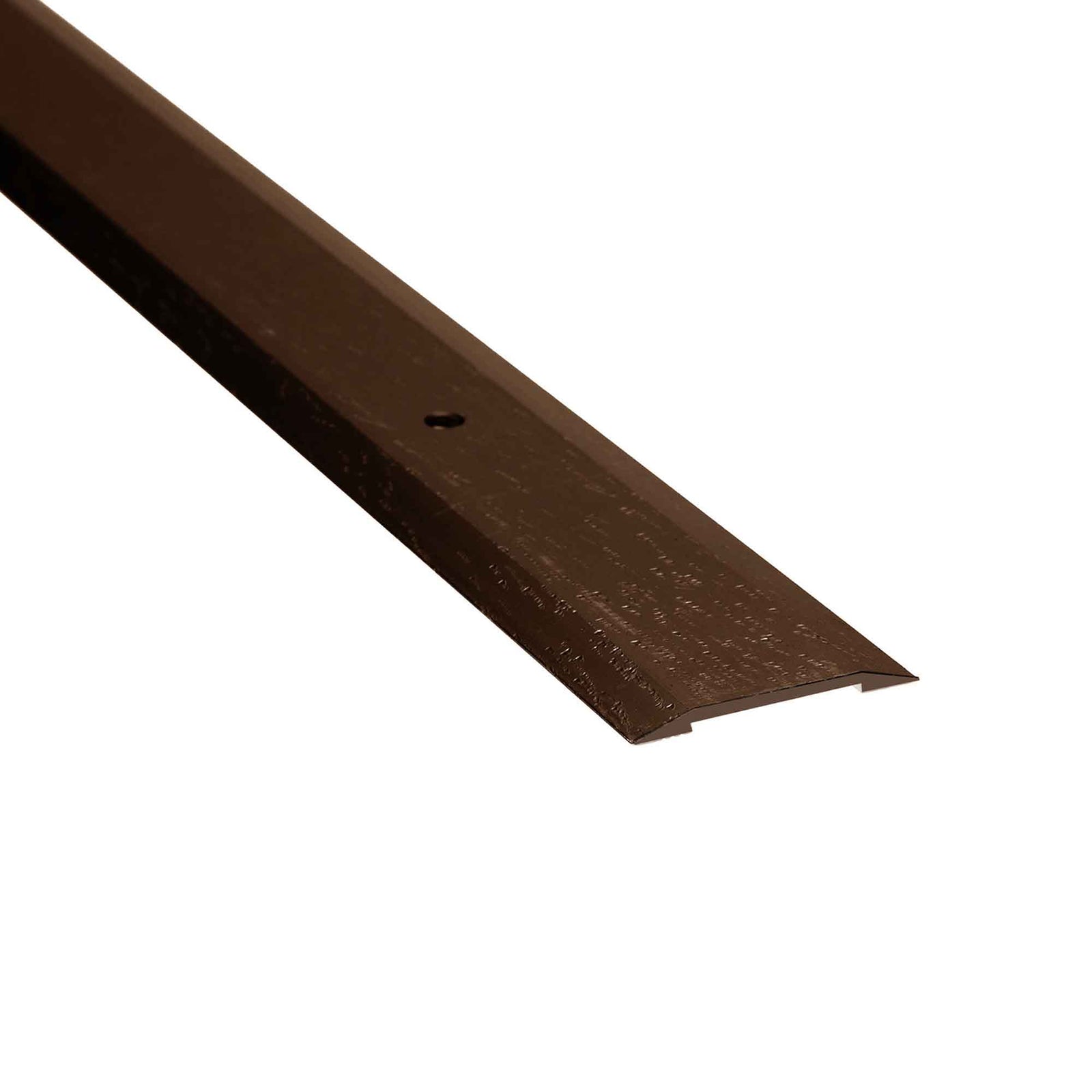 Bordure de joint de plancher bronze antique martelé, 1-1/4" x 3'