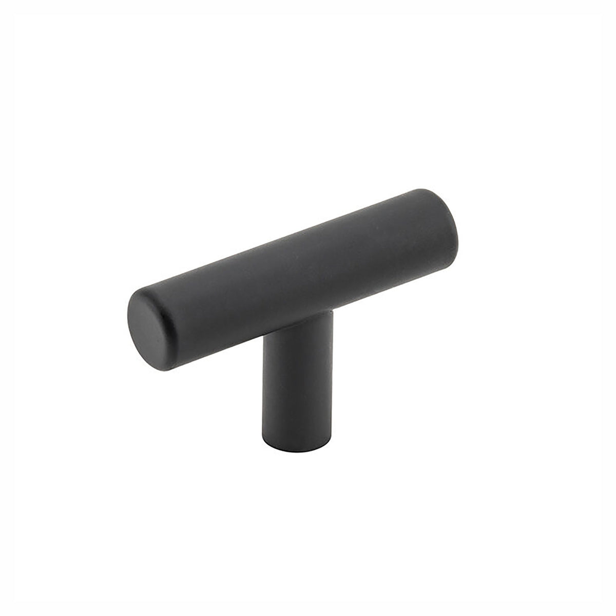 Bouton en métal de 50 mm, noir mat (8 unités)