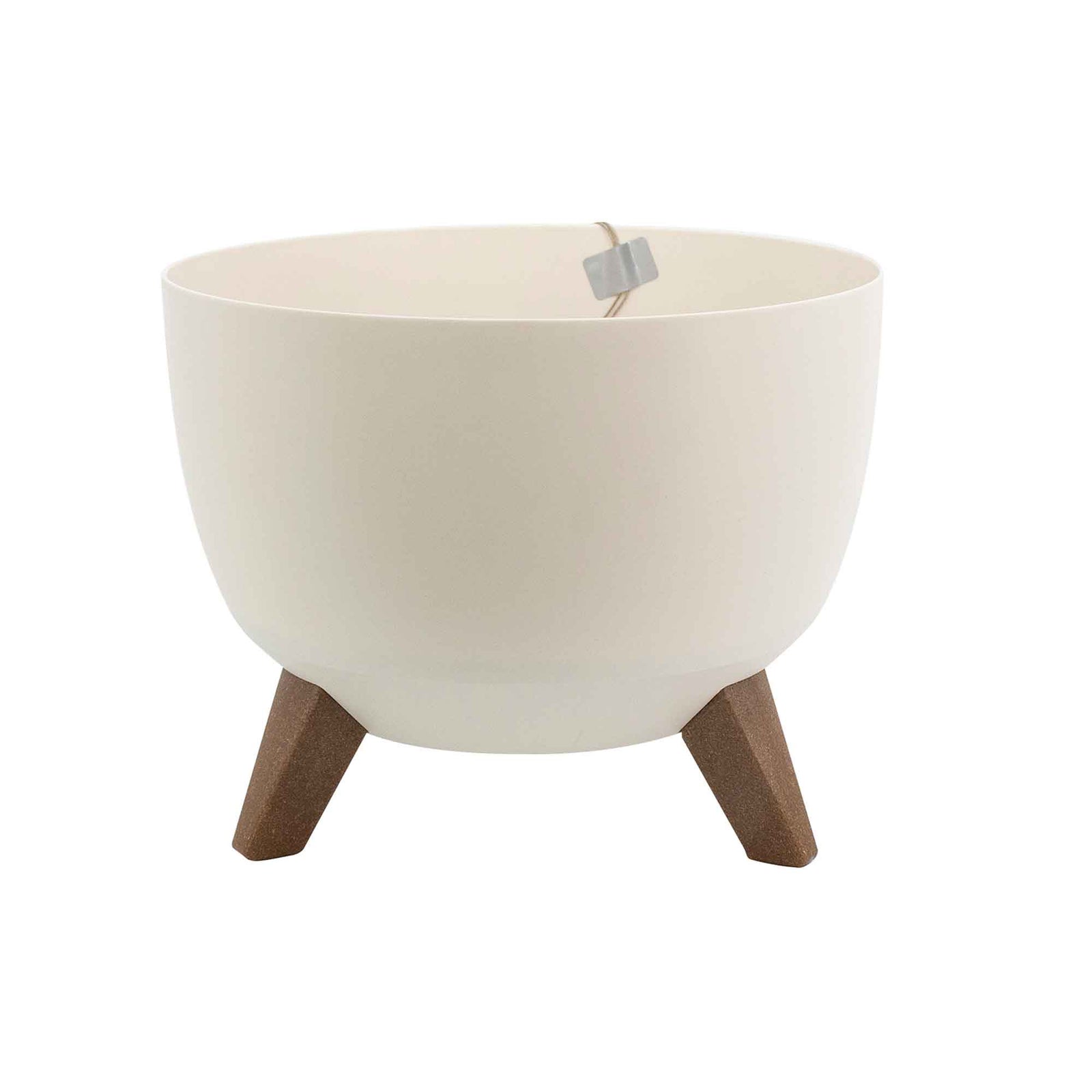 Jardinière Roma bol de couleur coton sur pattes, 11" x 9''