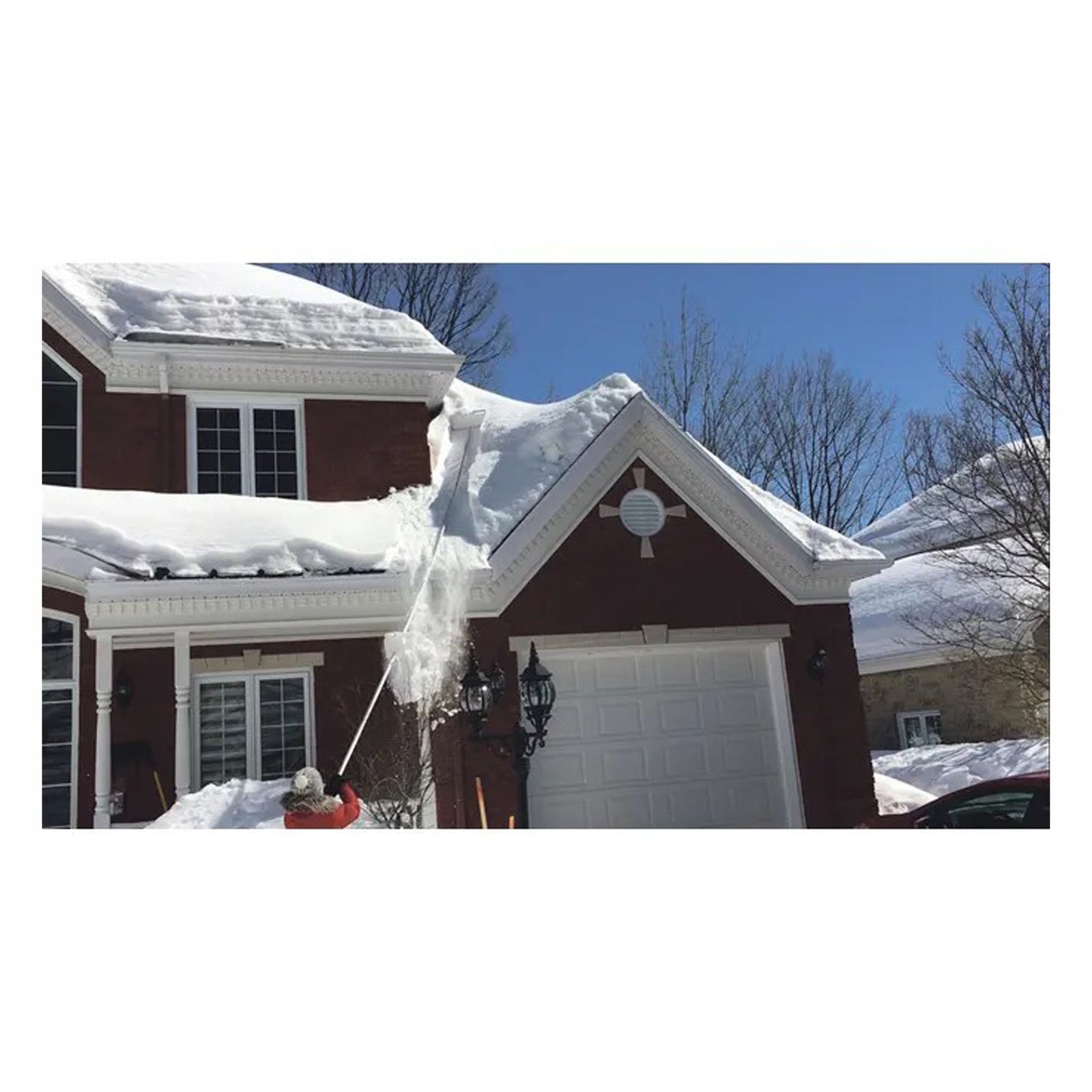 Ensemble de rallonges pour pelle à toiture SnowPeeler, 10'