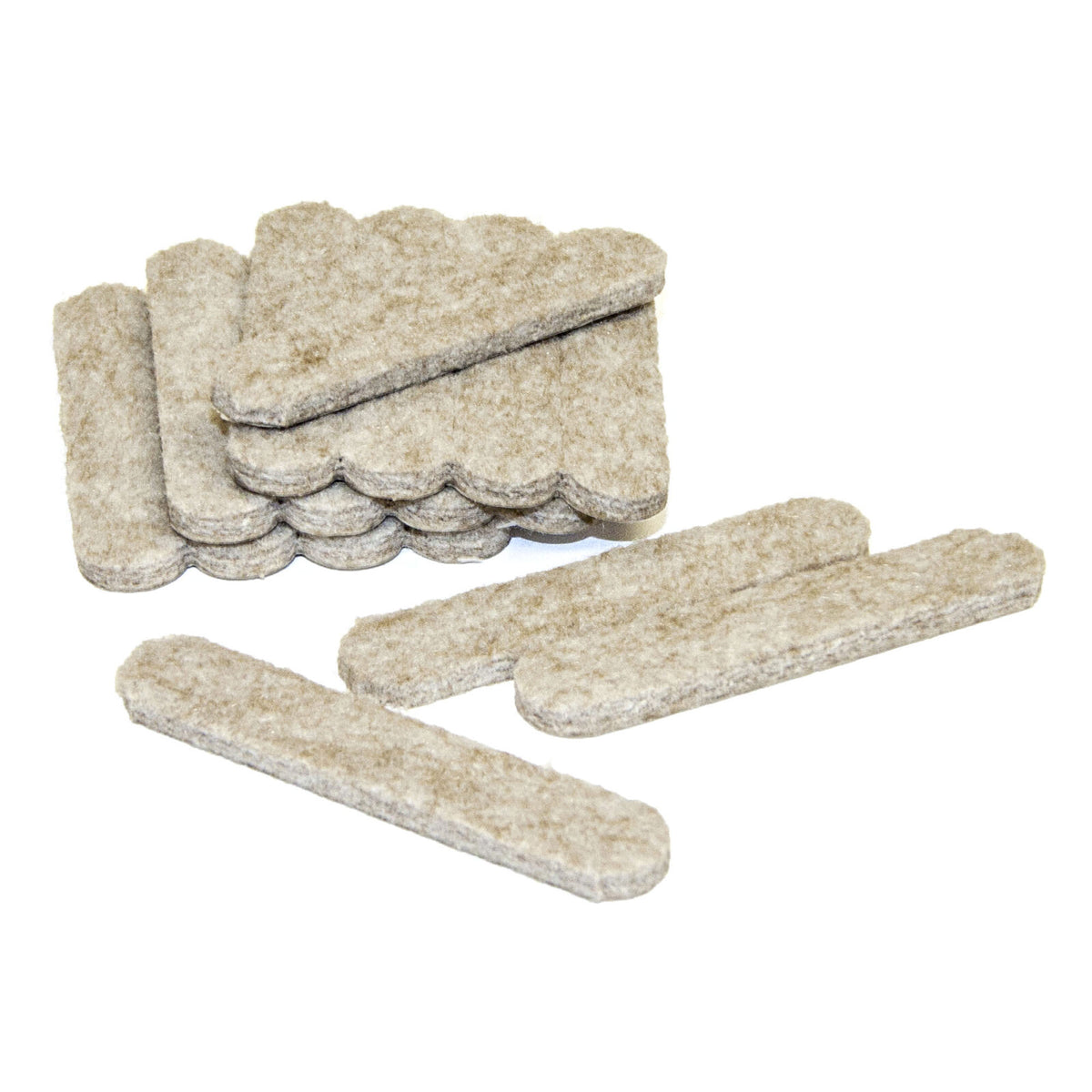 ECO FELTAC coussinet de feutre en bande de 1/2'' x 2-5/8'', beige (16 unités)