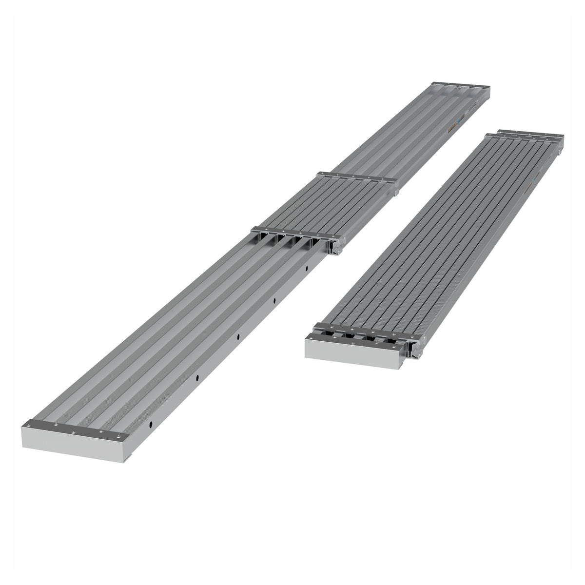 Plateforme extensible et ajustable en aluminium pour escabeaux, 8' à 13'