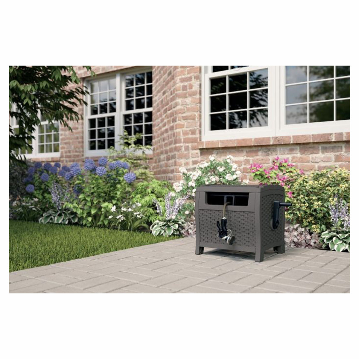 Dévidoir cache-boyau pour boyau en vinyle standard de 5/8'', 175'