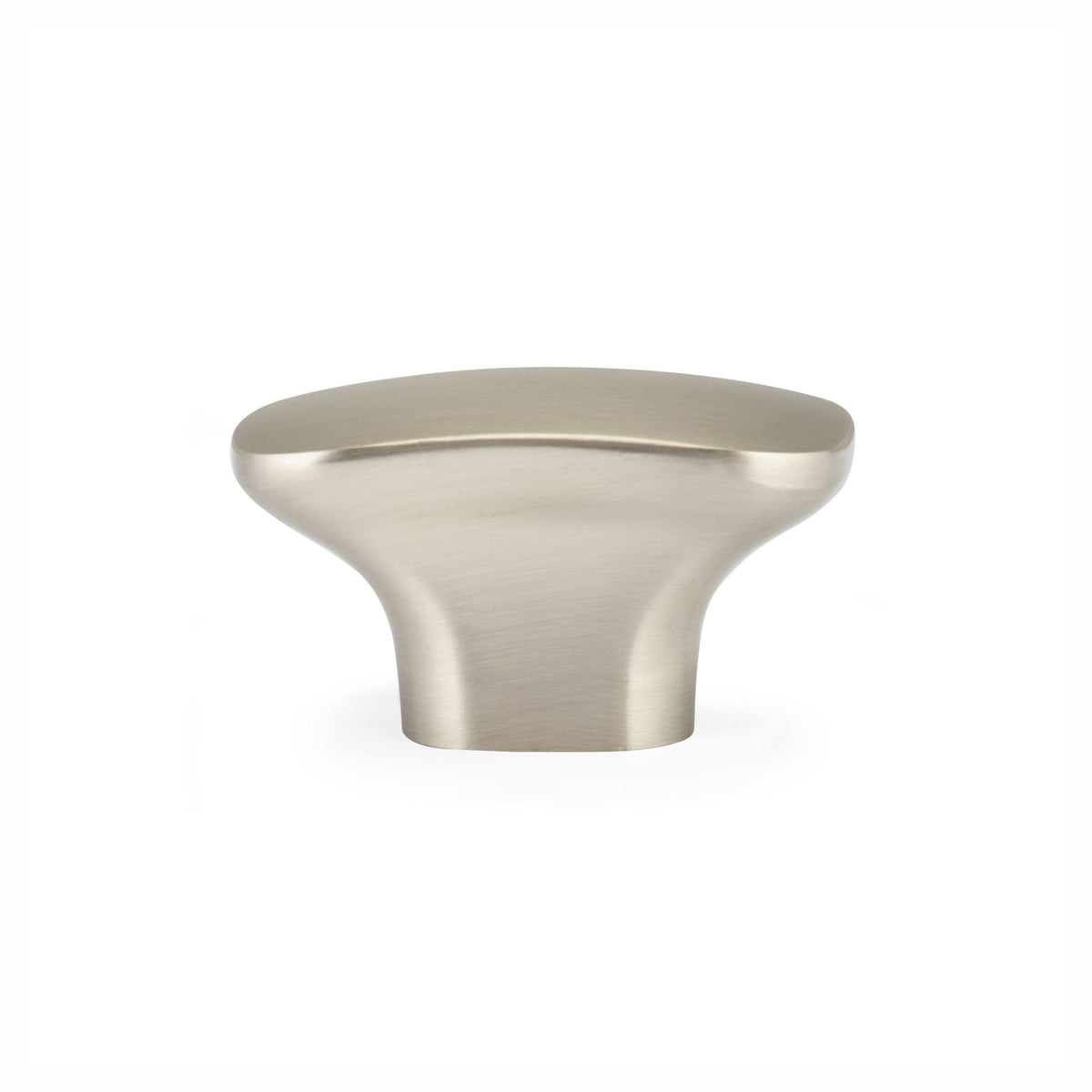 Bouton Imperia en métal nickel brossé, 44 mm