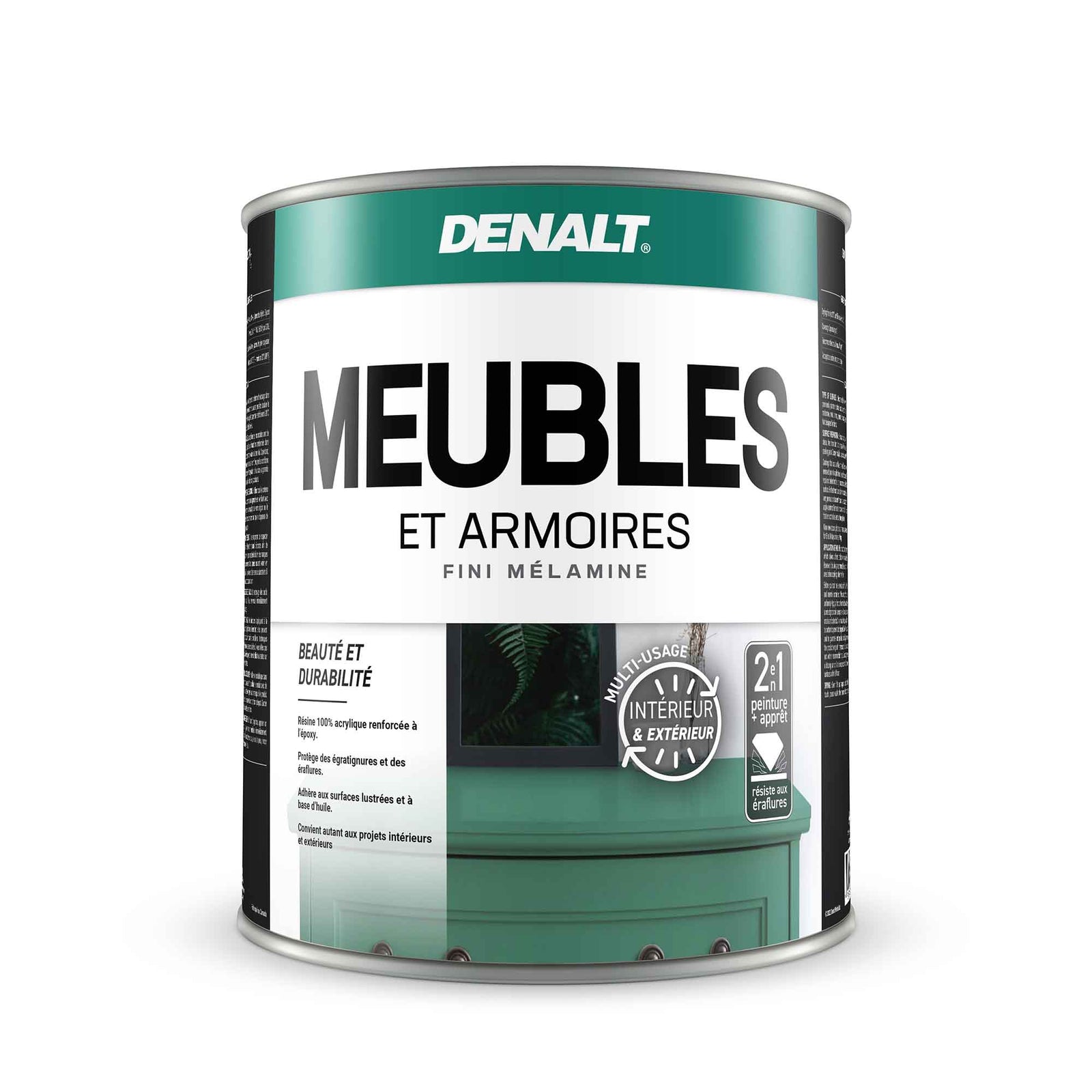 Peinture pour meubles et armoires mélamine base moyenne, 927 ml