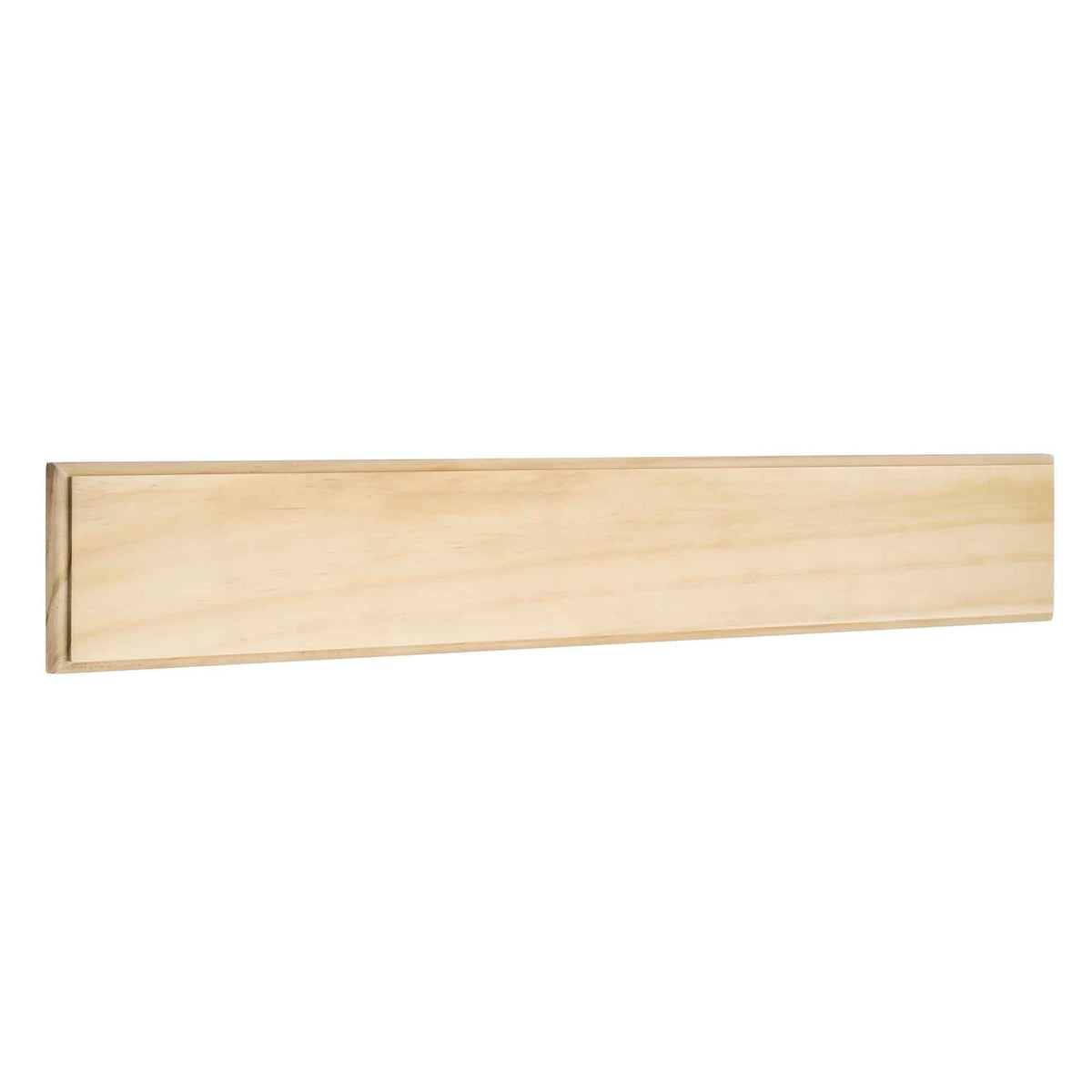 Plaque murale en bois de chêne pour crochet, 18''