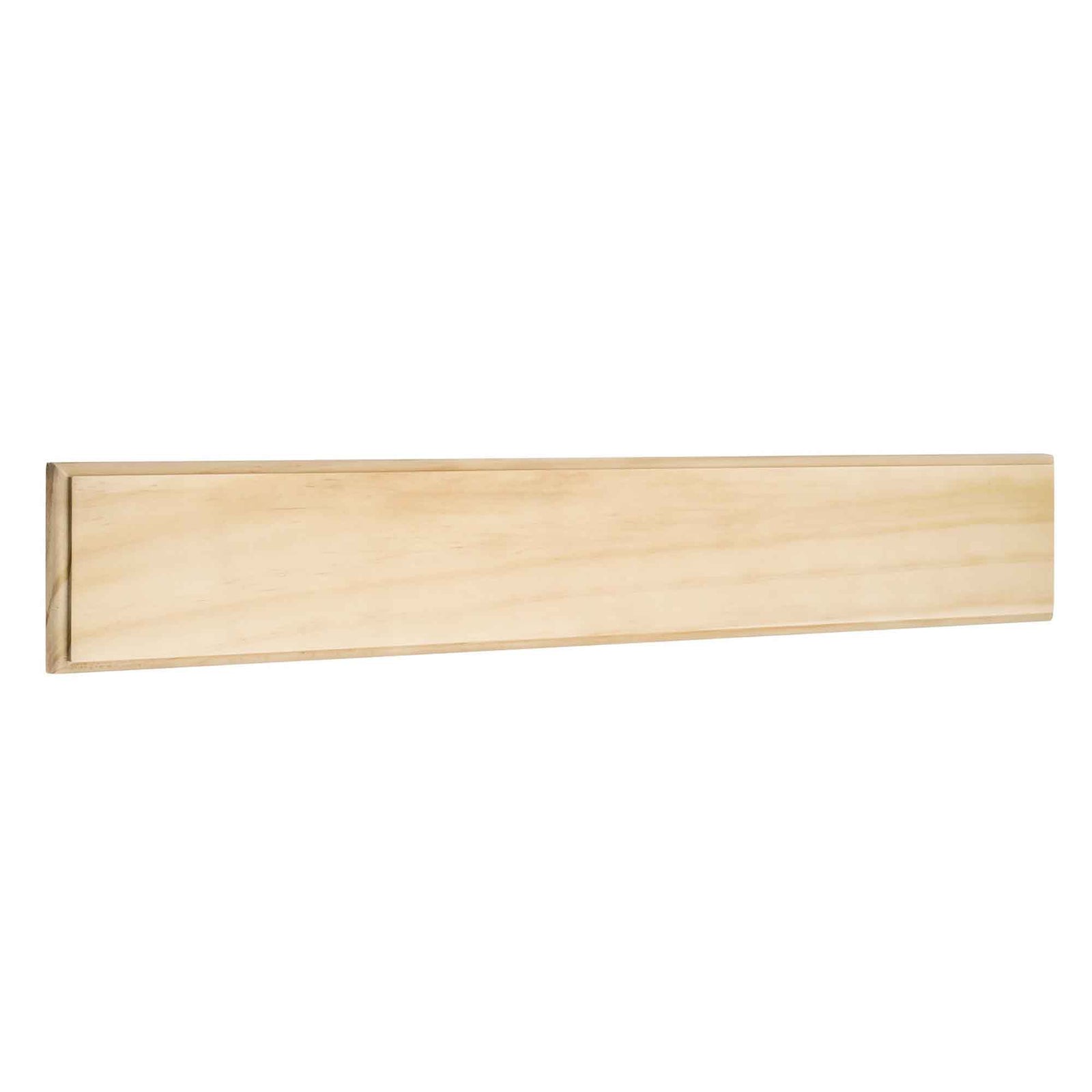 Plaque murale en bois de chêne pour crochet, 18''