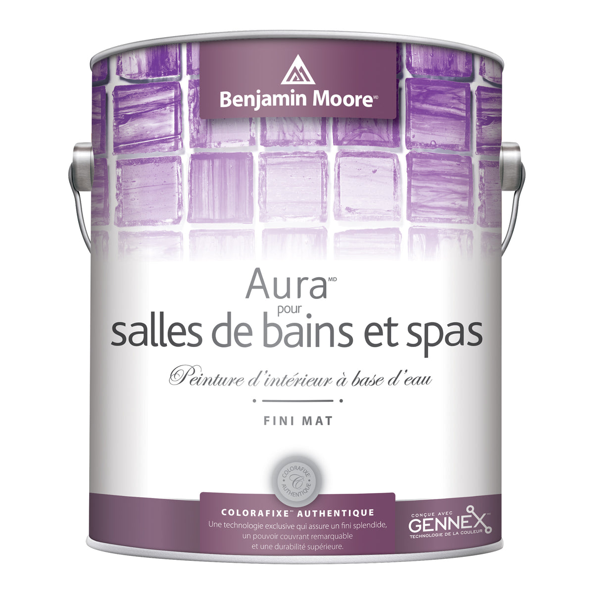 Peinture pour salles de bains et spas, fini mat d’intérieur base 3, Colorafixe, 946 ml