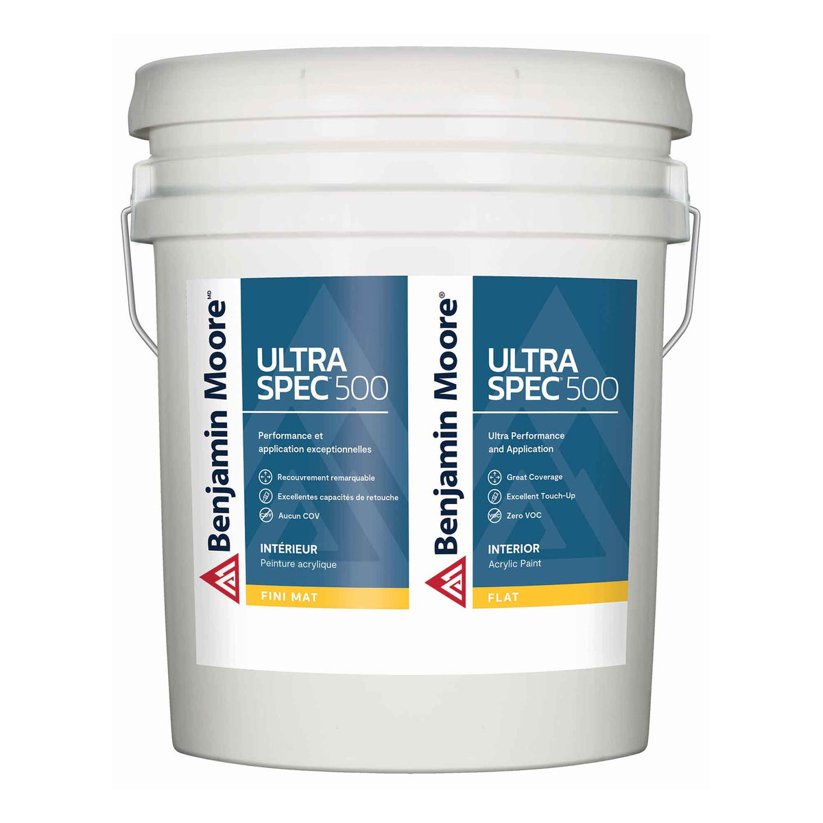 Peinture d&#39;intérieur Ultra Spec 500 mat blanc, 18,9 L