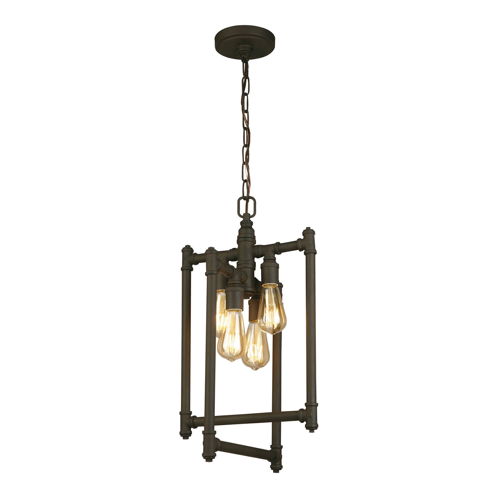 Luminaire suspendu Wymer à 4 lumières