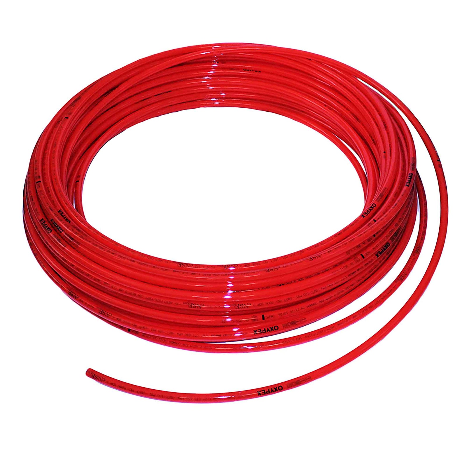Tuyau rouge OxyPex en rouleau, 1/2'' x 1 000'