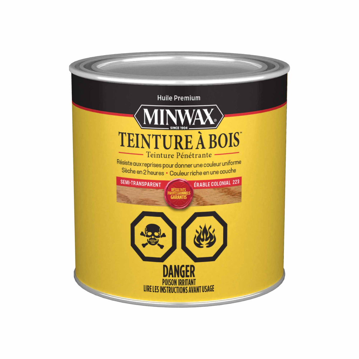 Minwax teinture à bois semi-transparent érable colonial, 236 ml