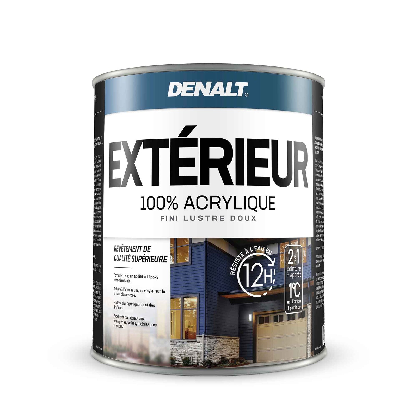 Revêtement Extérieur 100 % acrylique lustre doux base neutre, 927 ml