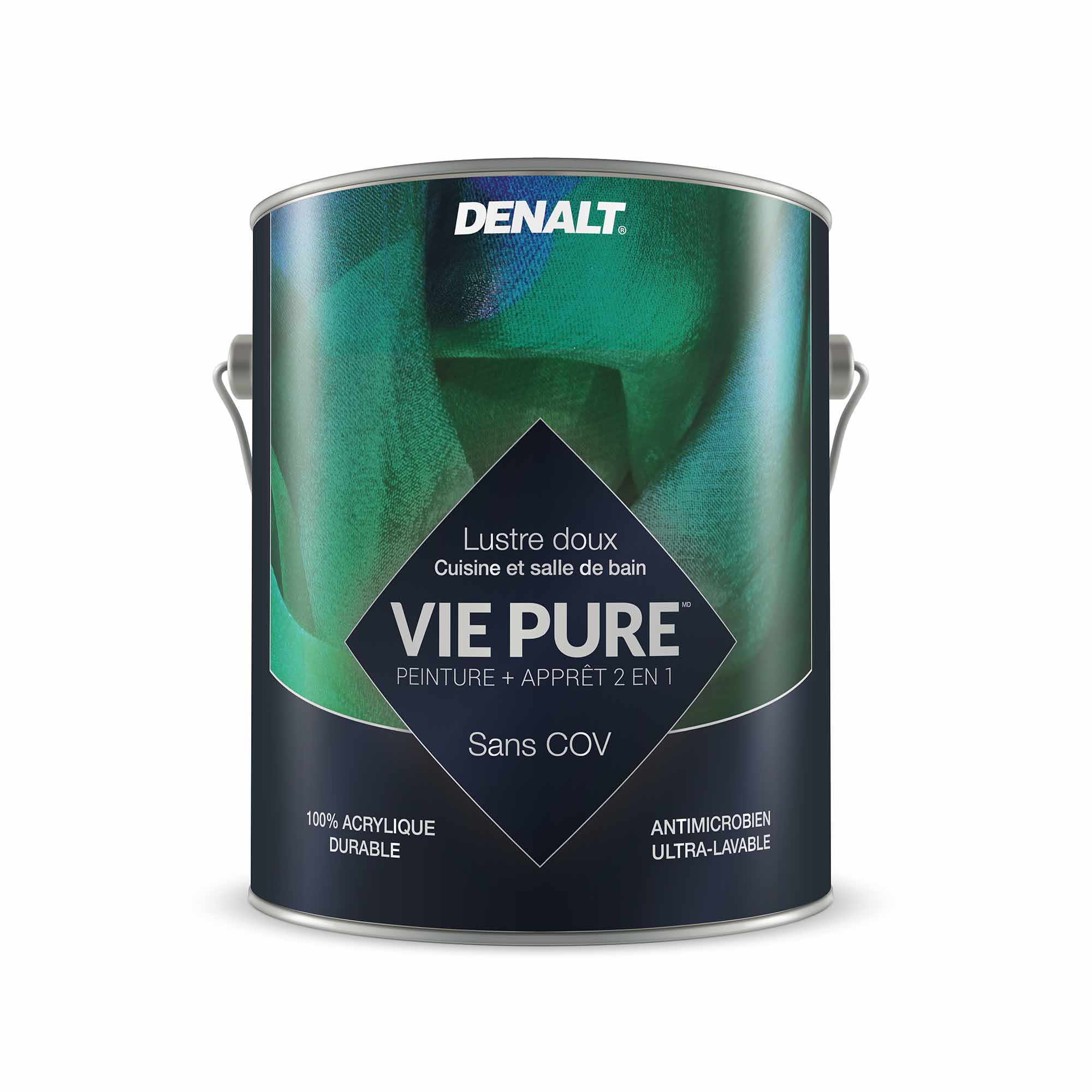 Vie Pure Cuisine et salle de bain blanc naturel, 3,7 L