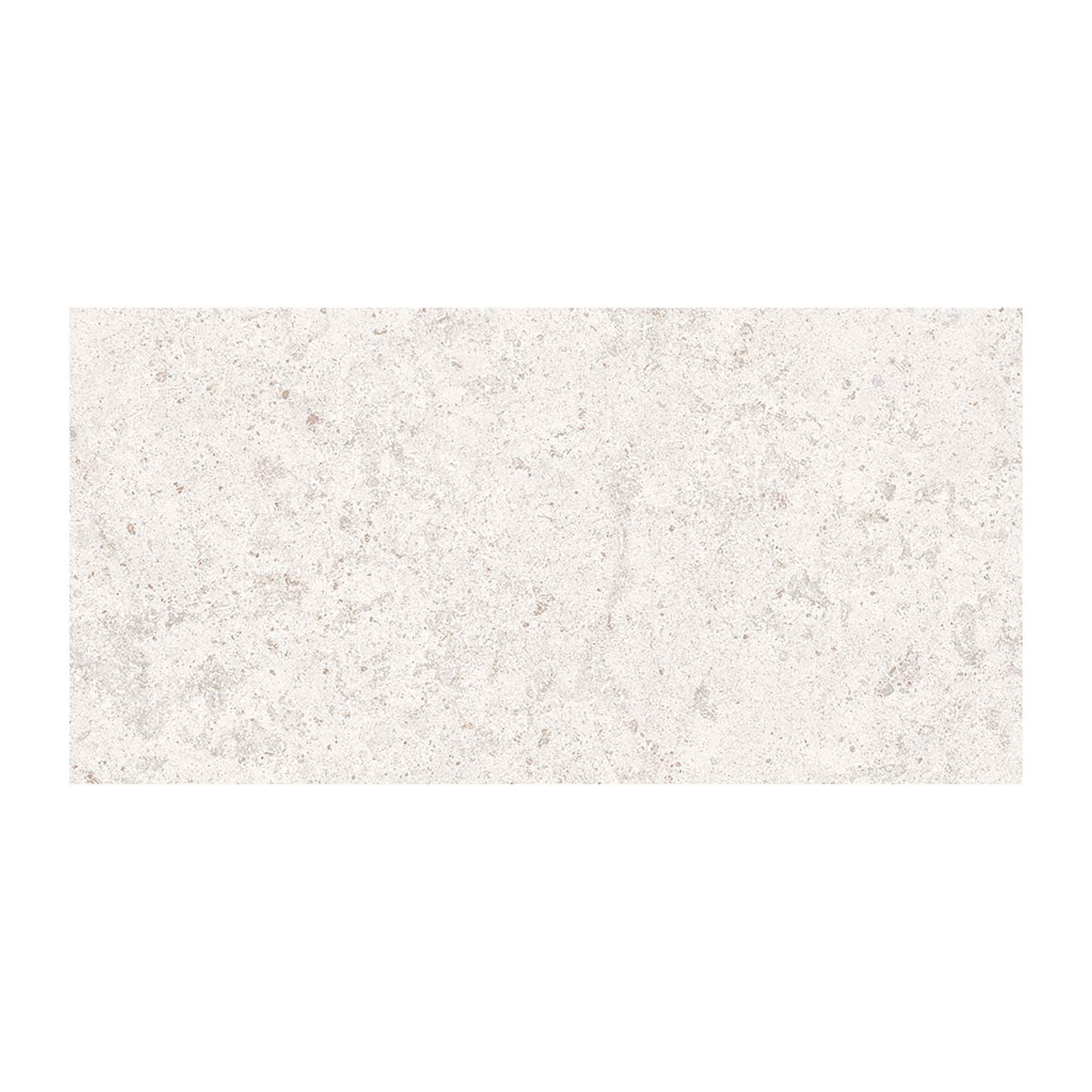 Tuile de porcelaine Basalt de 12'' x 24'', blanc