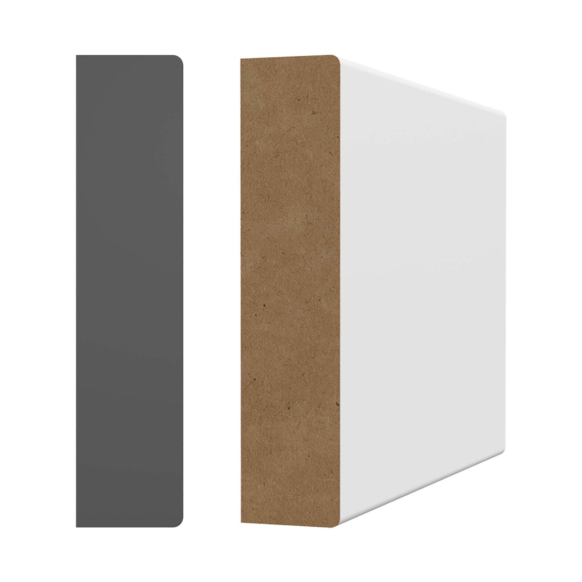 Cadrage MDF apprêt blanc 5/8&quot;x2-3/4&#39;&#39;x14&#39;-3&#39;&#39; 