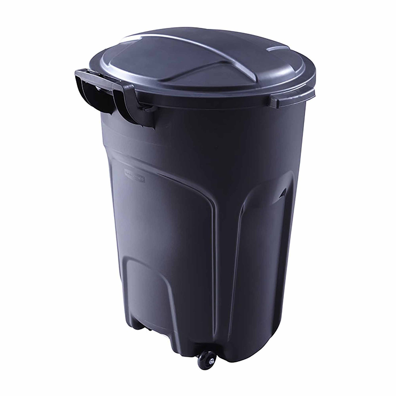 Poubelle avec roulettes et couvercle, 121,1 L