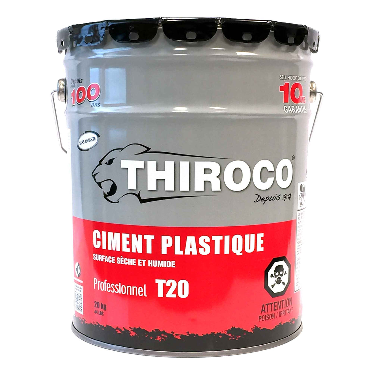 Ciment plastique T20 Thiroco sélection professionnelle, 20 kg