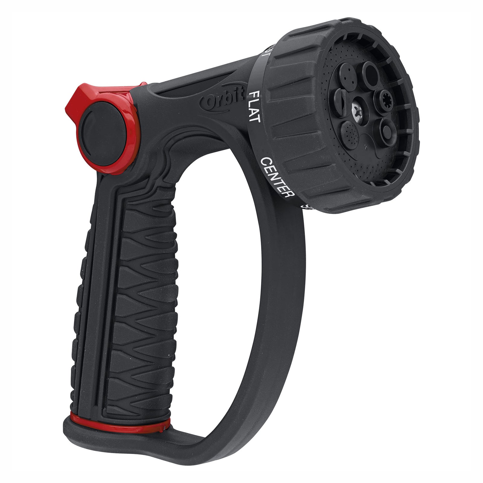 Pistolet d’arrosage à tourelle PRO FLO contrôlable par le pouce, 7 réglages