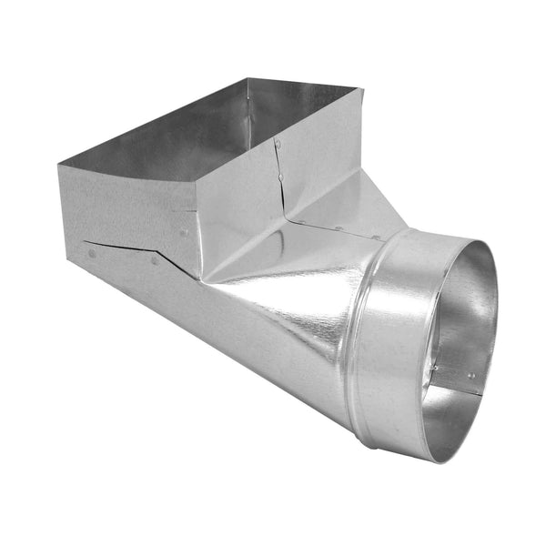 Angle Boot in Galvanized Steel, 3-1/4