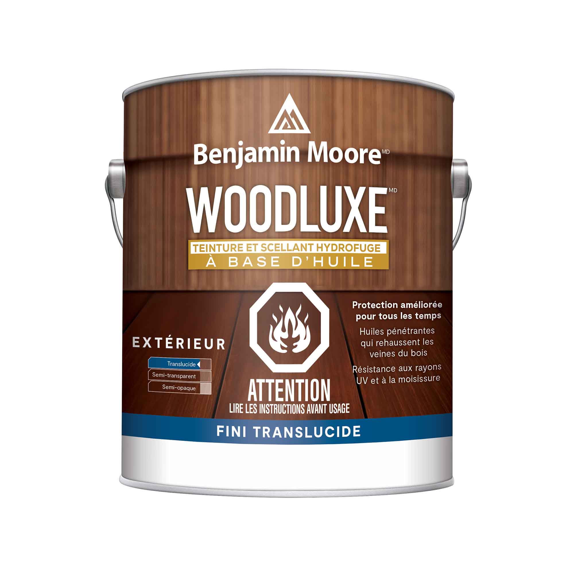 Teinture et scellant hydrofuge Woodluxe translucide naturelle, 3,79 L