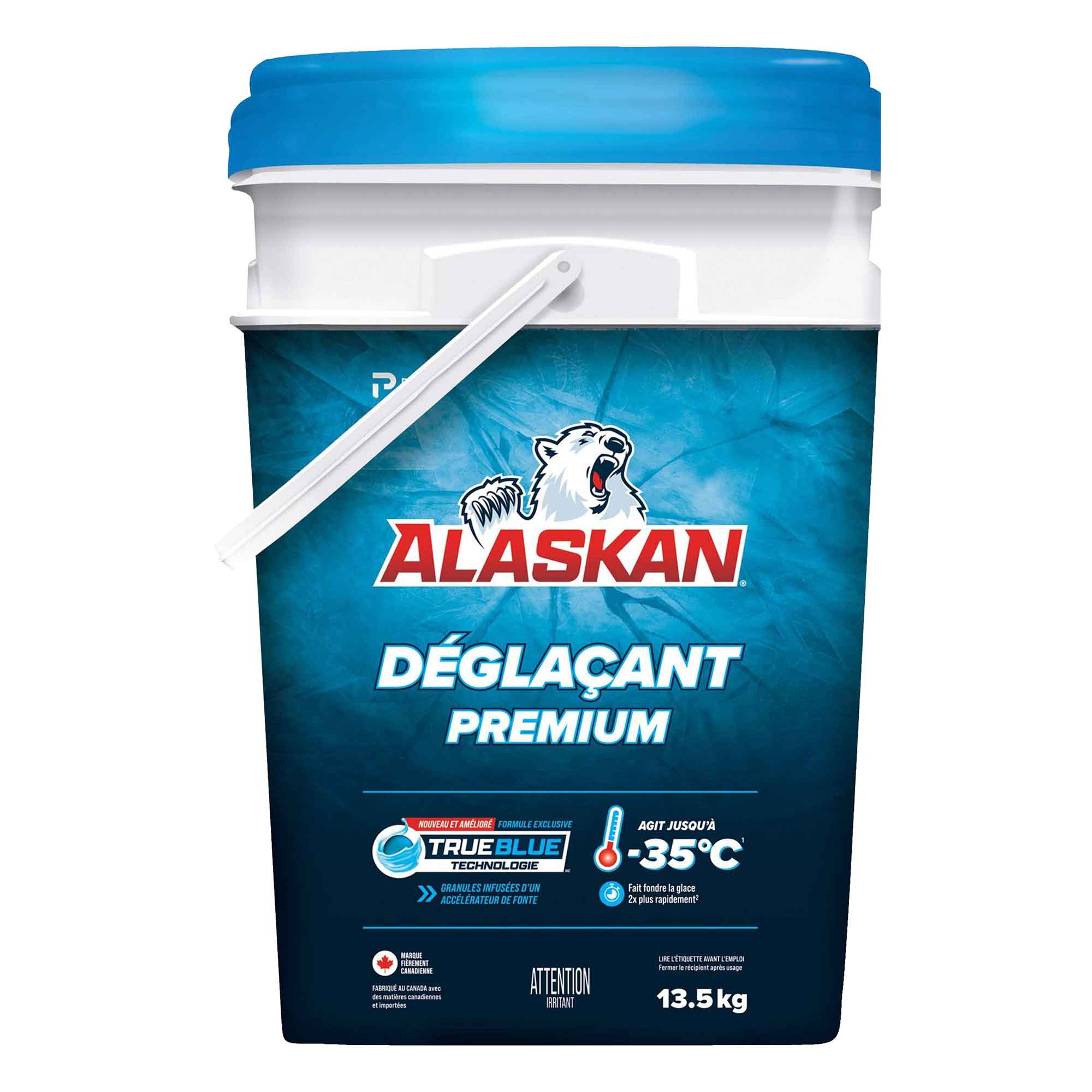 Déglaçant Alaskan Premium en seau, 13,5 kg