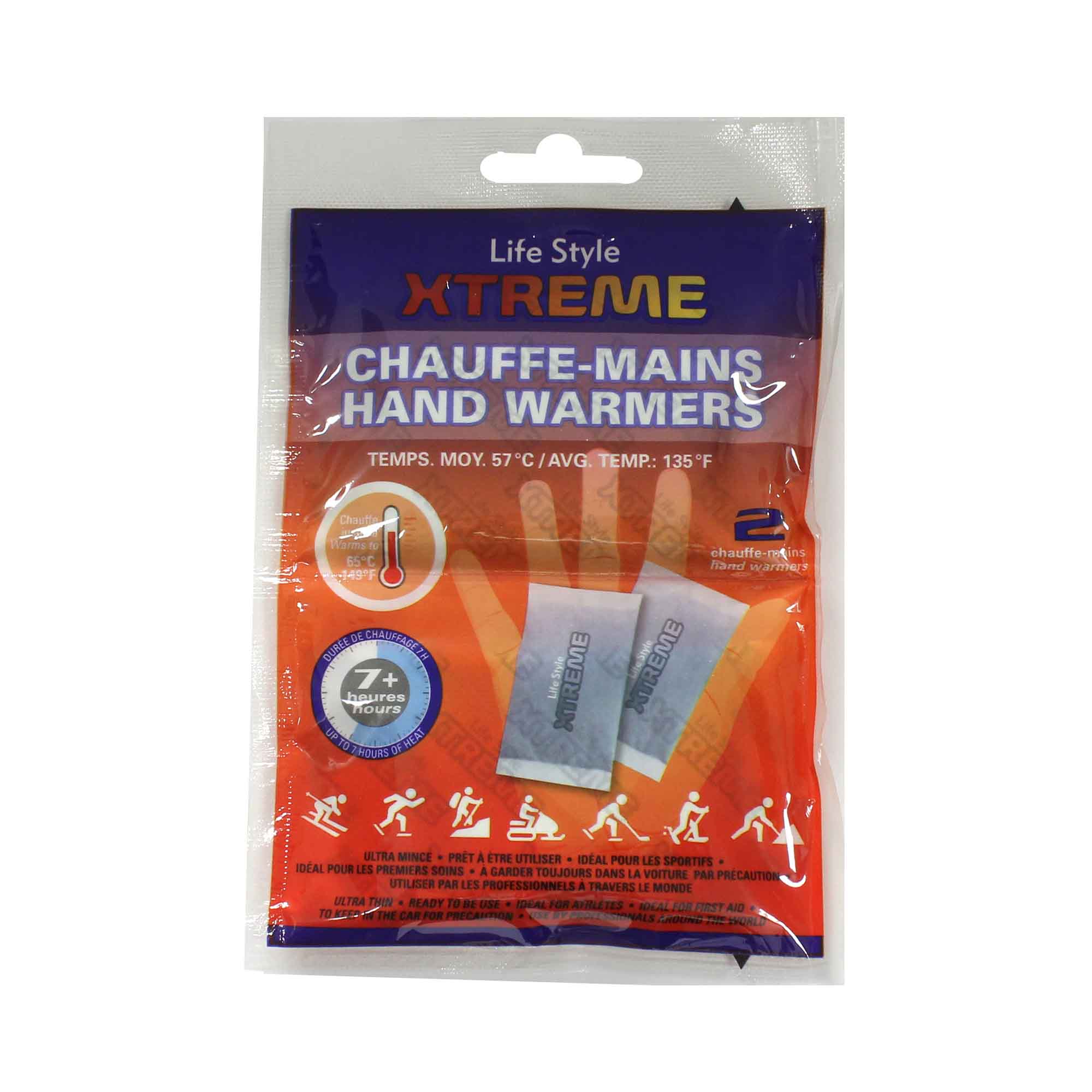 Chauffe-mains Xtreme, 7 heures (2 unités)