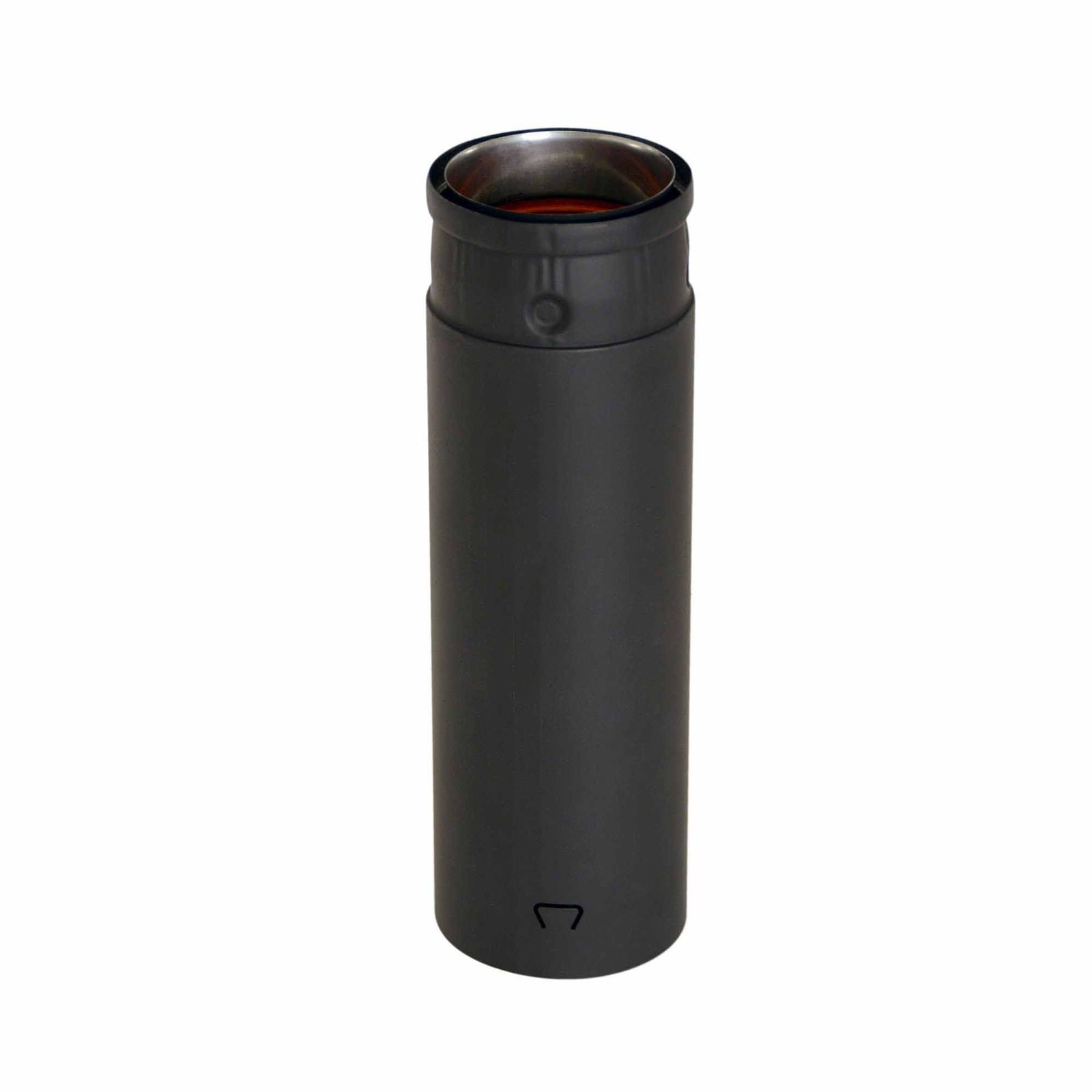 SPV Tuyau noir de poêle à granules, 4" x 12" (4SPV-12B)