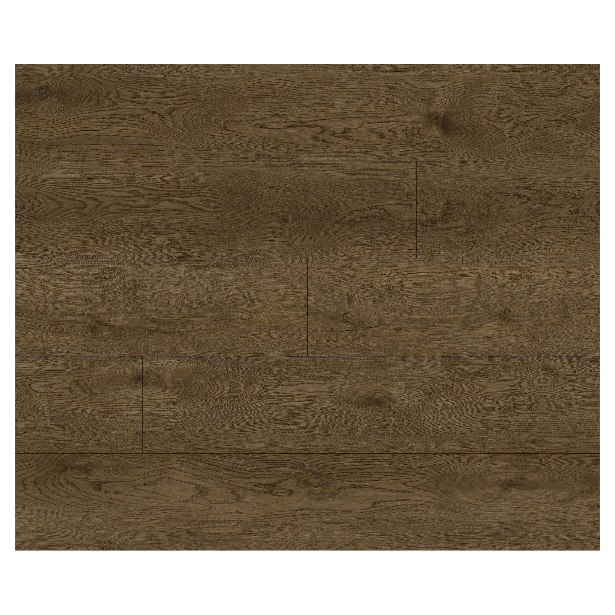 Planchettes autocollantes en vinyle de 7" x 48" x 2,5 mm d'épaisseur, 32,6 pi2 (English Chestnut)