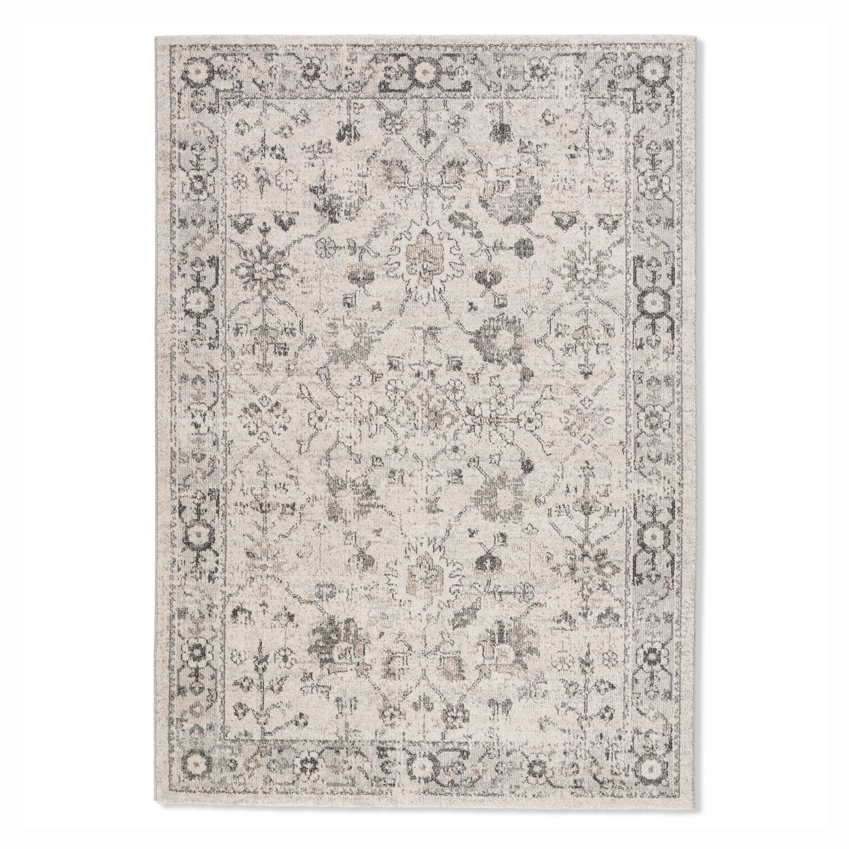 Tapis Cubana en polypropylène tissé à la machine, 5'-3" x 7'-6" (CUB-1500)