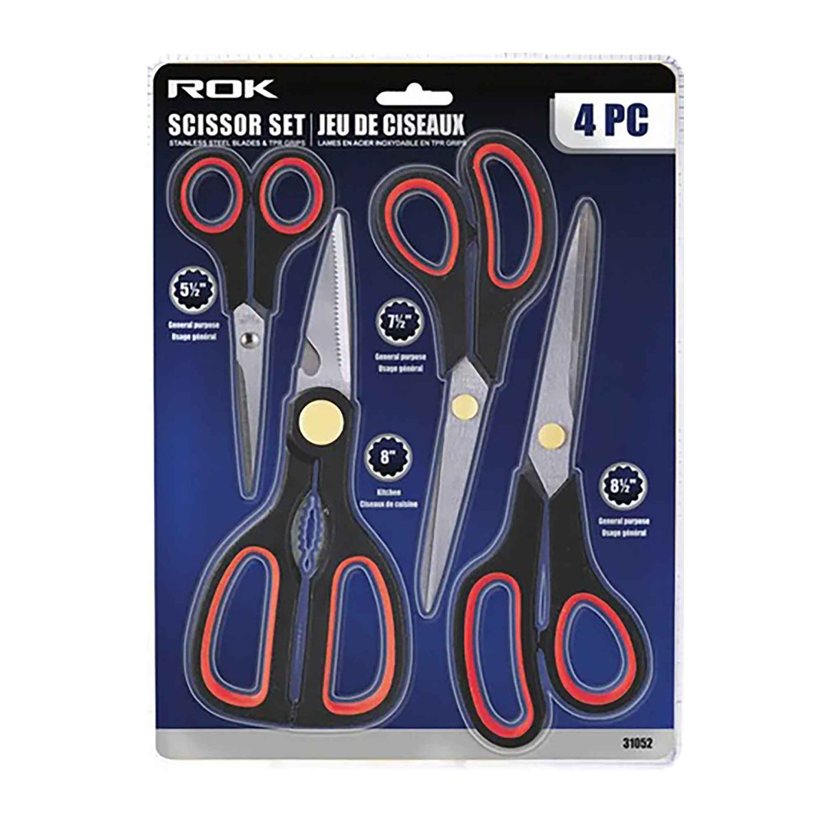 Ensemble de paires de ciseaux, 4 pièces