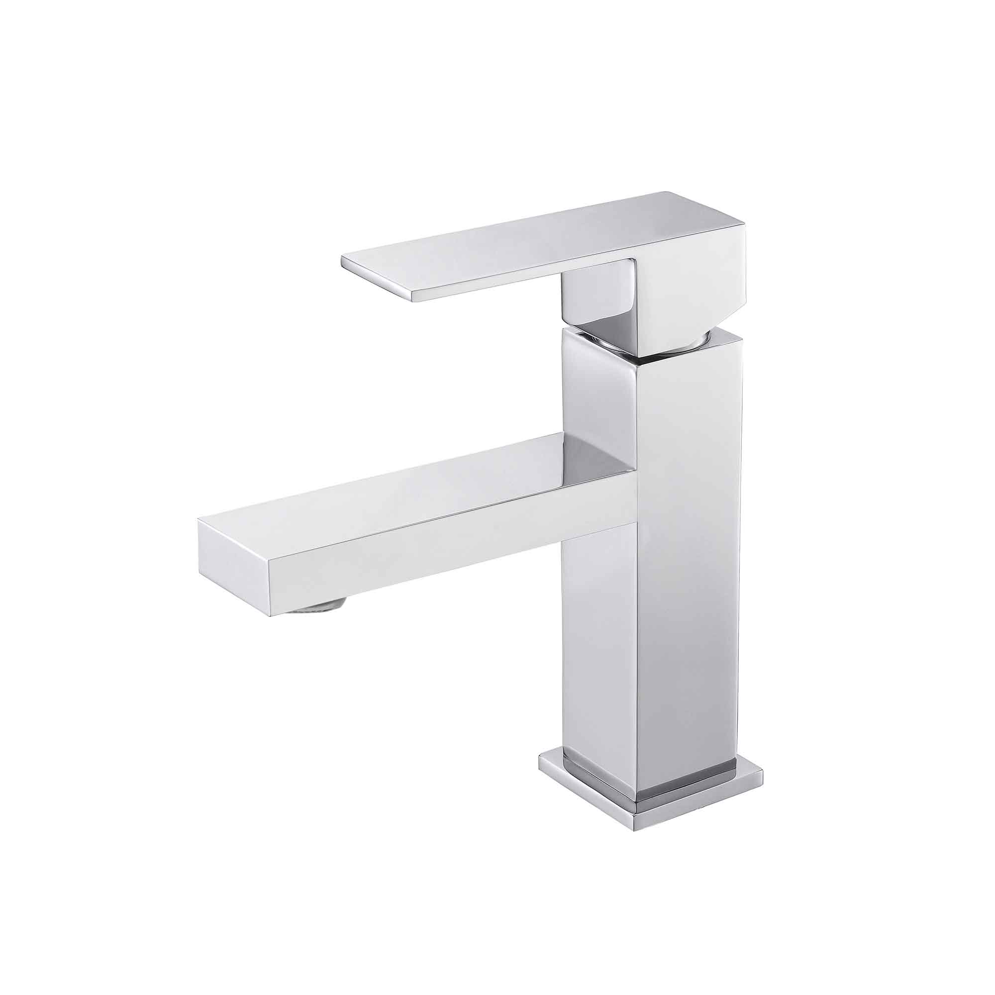 Robinet de salle de bain à 1 poignée, chromé