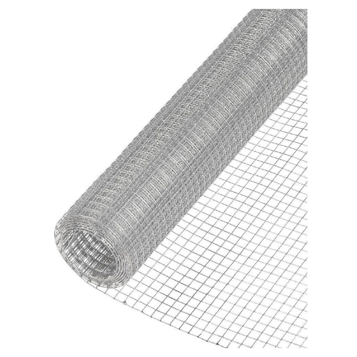 Grillage soudé et galvanisé en maillage carré, 1/4" x 36" x 10'