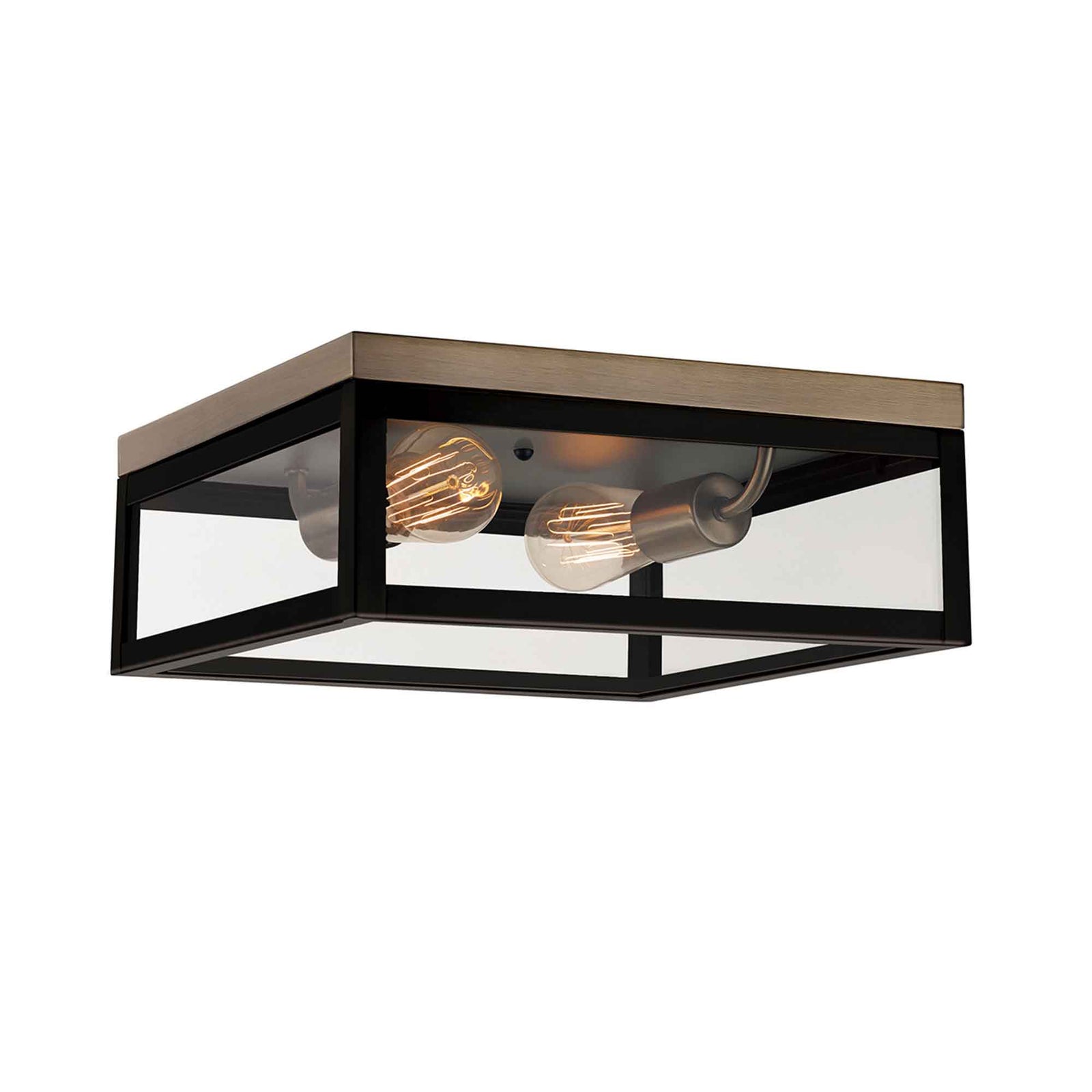 Plafonnier Vérona à 2 lumières, 13" x 13'' x 5,12"