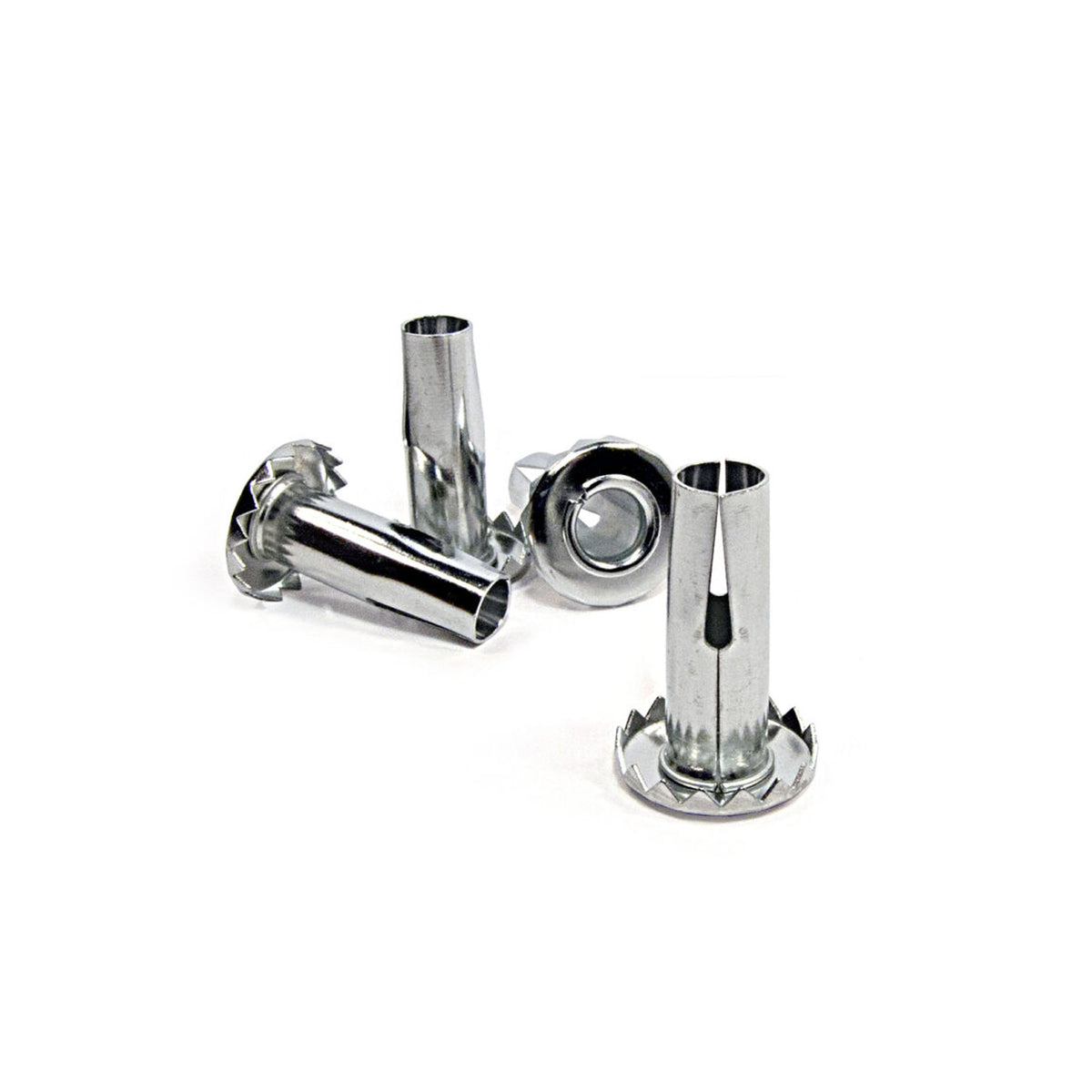 Douilles en métal pour roulette, 3/8'' DE (4 unités)